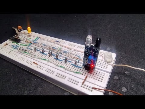 Como funciona y se conecta sensor infrarrojo con un microcontrolador PIC