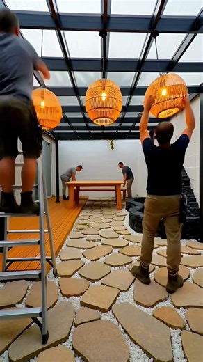 This Backyard Glow Up is Insane #patio #outdoorliving #diy