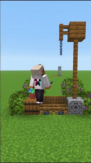 FAZENDO UM BANCO DE PRAÇA! #minecraft #minecraftbuilding