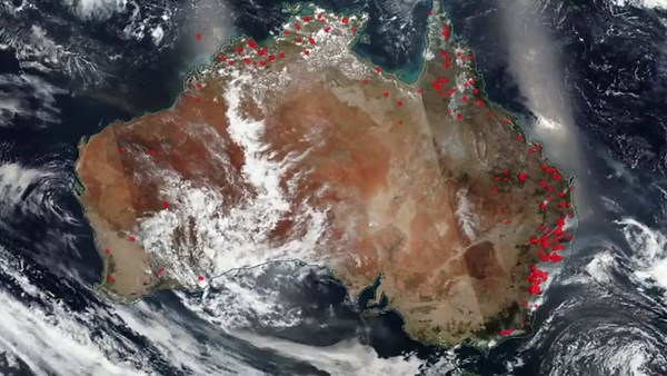 Australia's Deadly Wildfires in Photos: The View from Space