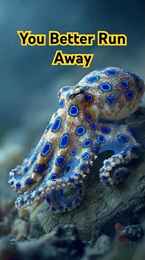 The Ocean’s Cutest Threat: Blue‑Ringed Octopus #blueringedoctopus #octopusfacts #oceansafety #facts
