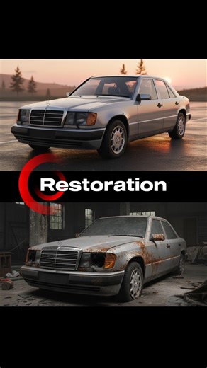 From Rust to Legend 🔥 Mercedes W124 Restoration