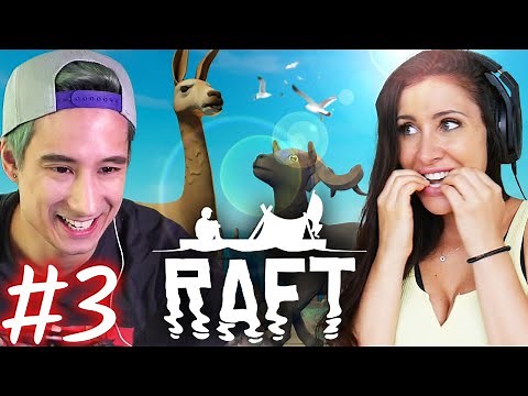 Julien und Gnu klauen Ziegen und Lamas von einer Insel! Raft ft. Julien Bam (PART 3)