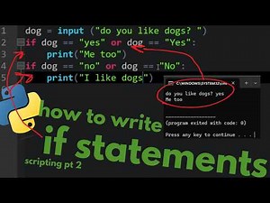 Coding is LIGHT WORK | If Statements in Python
