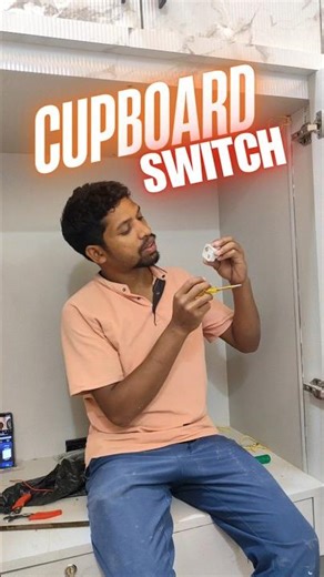 Smart Cupboard Switch Setup ⚡ | Home | #shorts #viralvideo #shortvideo #switch