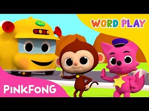 The Wheels on the Bus | Word Play | Pinkfong Songs for Children - Videos For Kids