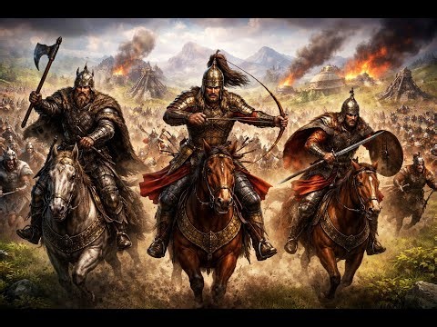 Who Wins on Extreme AI? Goths vs Mongols vs Huns | AoE II DE Lastman Standing