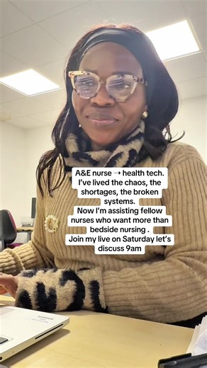 From bedside nursing to Health tech come let’s talk how#NursesInTech #HealthTech#clinicaldigitalanalytics #CareerPivot #WomenInTech