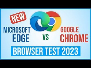 Edge vs Chrome browser test (benchmark test, speed test, ram usage)