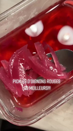 Recette des Meilleurs Pickles d'Oignons Rouges