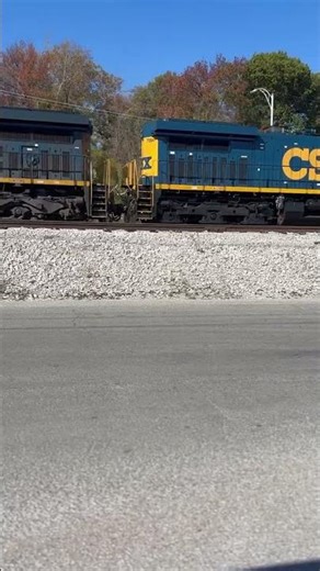 CSXT 5481 leads B231 #csx #train #railroad #railway