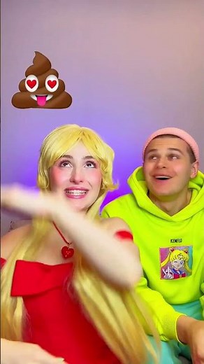 DON'T EAT THE POOP CHALLENGE !🤣💩 Emoji Game !🤩 #challenge #poop #emoji