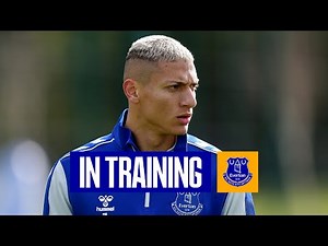 SHOOTING DRILLS + TOP SAVES! | EVERTON IN TRAINING