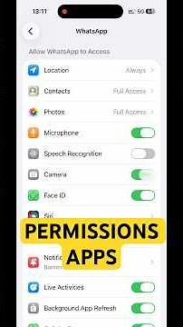 Change App Permissions on iPhone (Protect Your Privacy!) 🔒📱#ios #apple #tricks #tips