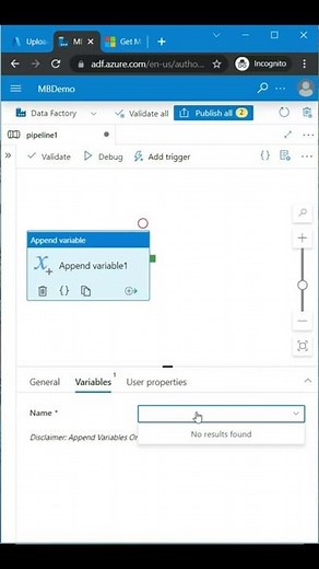 15 Append Variable Activity in Azure Data Factory #Shorts