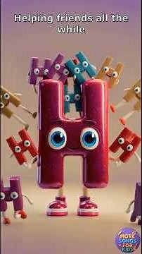 The Letter H Song | ABC Song For Kids | Happy Song | Alphabet #nurseryrhymes #kidssong #cartoon #ai