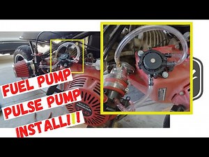Fuel Pump Pulse Pump Install on a Mini Bike or Small Engine