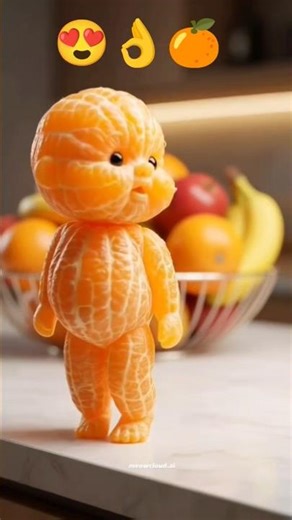very beautiful 😍 enjoy the orange fruit dance 😀 #youtubeshorts#viral #