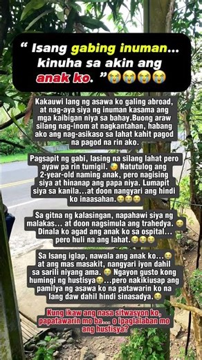 Isang gabing inuman… nauwi sa pagkawala ng anak ko.😭😭😭