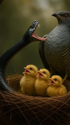 Snake Attack on Koyal Bird | Emotional Wildlife Moment 😢🦅🐍 | #viral#trending