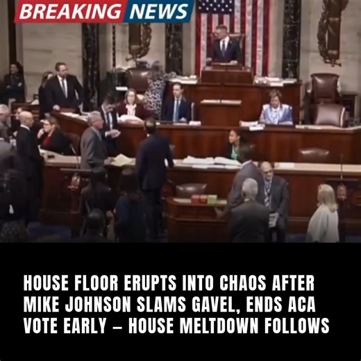 The House floor exploded today after Speaker Mike Johnson abruptly slammed the gavel and ended a vote early on a discharge petition that would have forced action on extending Affordable Care Act tax credits. Lawmakers were still trying to cast votes when Johnson cut it off, freezing the count and triggering boos, shouting, and outright chaos in the chamber. The reason was obvious: enough Republicans had already broken ranks with Democrats that leadership was about to lose control. Rather than al