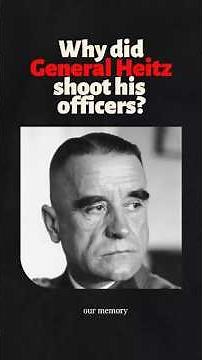 Why did General Heitz shoot his officers in Stalingrad?