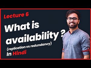 What is availability ? ( replication vs redundancy)