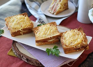 Croque monsieur with airfryer