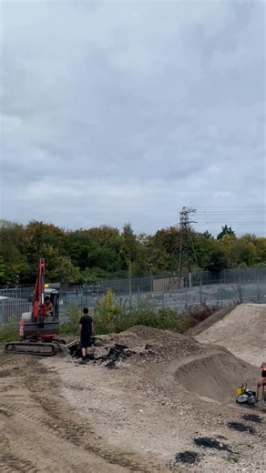Work is well under way at Bemerton Heath's new pump track, located off Western Way. Are you looking forward to trying it out? | Salisbury Journal