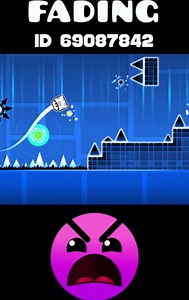 Fading in Geometry Dash #geometrydash #gd #fnf #shorts