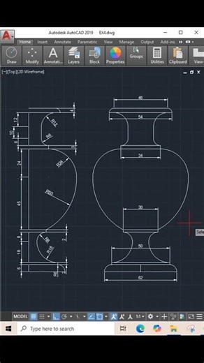 From Dimensions to Design when Engineering Meets Art: AutoCAD Vase Blueprint Creativity