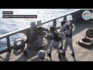Philippine-US naval forces conduct live fire exercises off Zambales