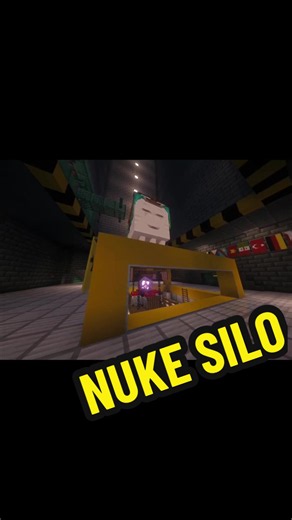 I built a Nuke Silo in Minecraft. #minecraft #minecraftbuilds #minecraftjava
