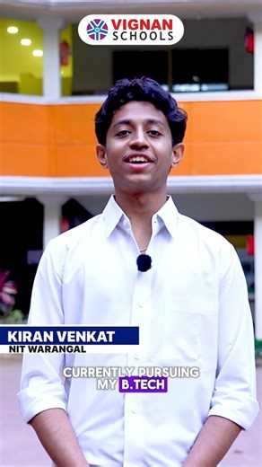 Journey of Excellence: Kiran Venkat from Vignan to NIT Warangal