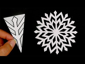 Weihnachten basteln: Schneeflocken scherenschnitten - Basteln mit papier weihnachten