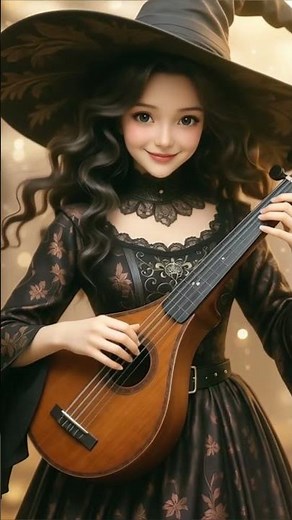 "Cute and Beautiful Witch: Magical Adventures Full of Enchantment! ✨"