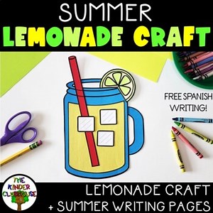 Summertime Craft | Summer Craft Template | Actividad para el Verano