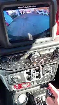 2018 jeep wrangler JLUR reverse camera problem
