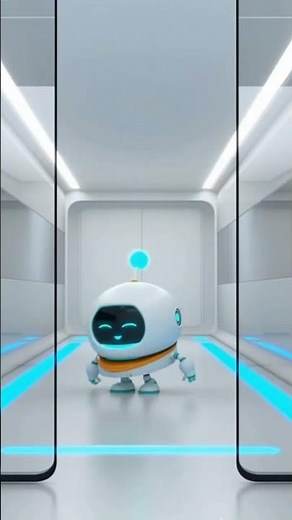 Robot vs Door 😂 | Funny AI Slapstick Shorts #slapstickcomedy #aianimation #comedyshorts