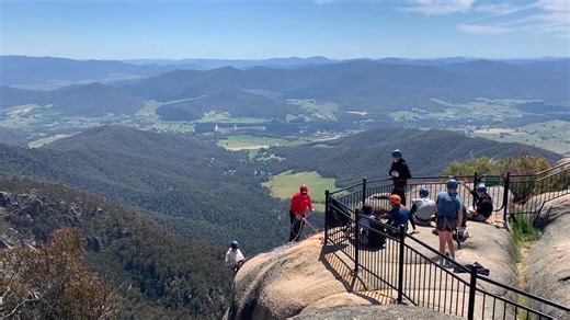 1.5K views · 17 reactions | Abseiling at Mount Buffalo is an amazing adventure in a spectacular environment - we have advertised abseiling available over the Christmas holidays or book a private group adventure https://adventureguidesaustralia.com/ or call David on 0419280614 #abseiling #abseilmountbuffalo #mountbuffalonationalpark #visithighcountryvictoria #adventureguidesaustralia | Adventure Guides Australia | Facebook
