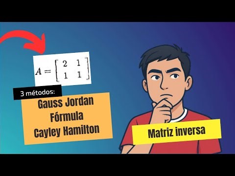 Cómo calcular la inversa de una matriz 2x2 usando 3 métodos