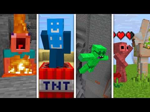 Minecraft 4-Way Deathswap With Random Items