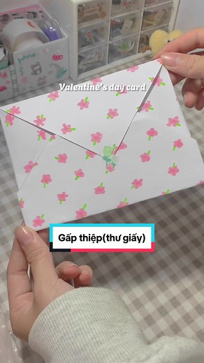 Valentine’s day card #valentinesday #handmade #diy #giftideas #gocsangtao #viral #xh #fyp #xuhuong #learnontiktok