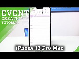 How to Add Event to Calendar on iPhone 13 Pro Max - Create Reminder