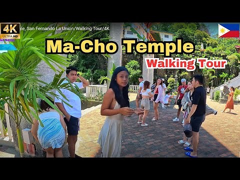 Ma-Cho Temple, San Fernando La Union/Walking Tour/4K