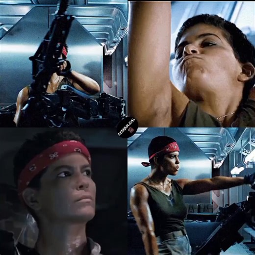 Jenette Goldstein as Private Vasquez in Aliens (1986) dir. James Cameron