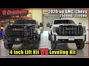 ❓🤔 4" Lift Kit vs. Leveling Kit - 2020+ GM/Chevy HD Trucks