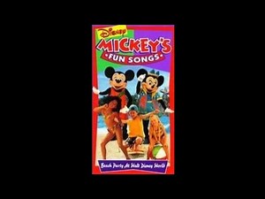 Disney Sing Along Songs Beach Party at Walt Disney World 1995