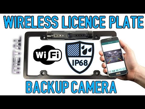 Wireless Licence Plate Rear Camera