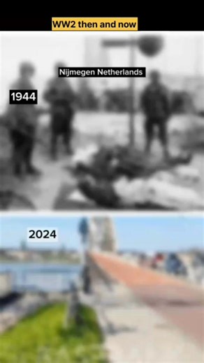 “Bastogne, Belgium—one of the most iconic battlefields of the Battle of the Bulge. This Then & Now comparison shows how the streets defended by the 101st Airborne in 1944 look today. History comes alive when you see the exact locations transformed over 80 years. #Bastogne #Belgium #BattleOfTheBulge #WW2 #ThenAndNow #HistoryReels #WW2History #EuropeHistory #USArmy #WW2Photos #ViralReels #TrendingReels | Evolution War
